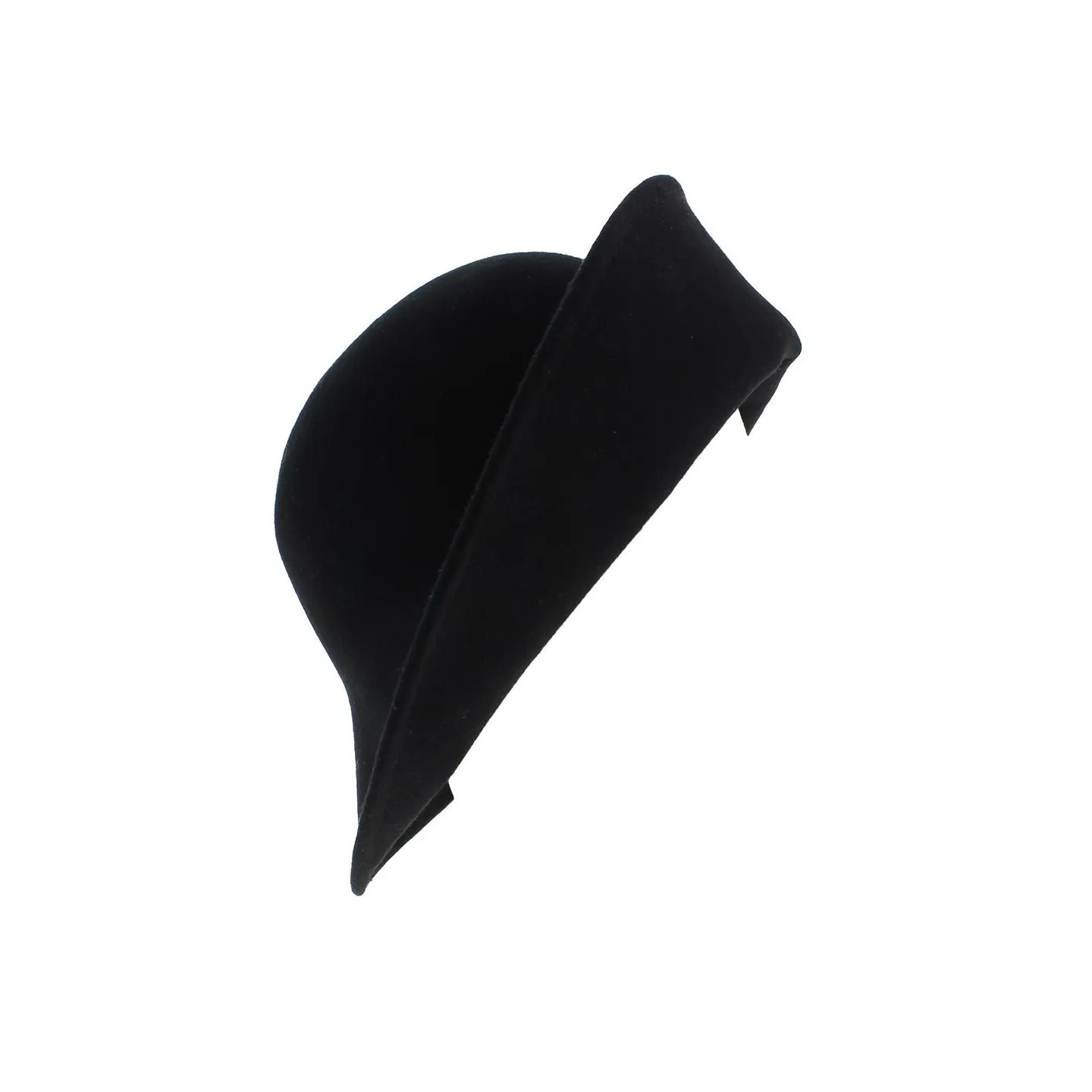 Chapeau Cloche Multi-Formes Feutre laine Noir - Scala Reference : 6391 | Chapellerie Traclet