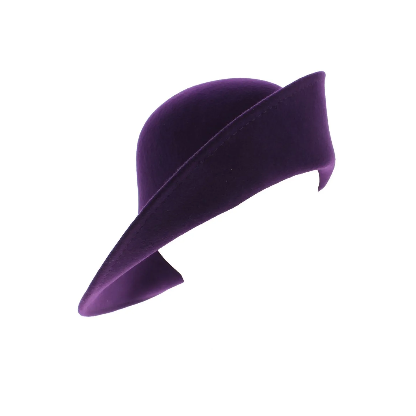 Chapeau Cloche Multi-Formes Feutre laine Prune - Scala Reference : 6394 | Chapellerie Traclet