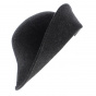 Multi-Shape Wool Felt Cloche Hat Anthracite - Scala
