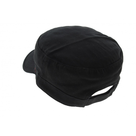 Casquette Army Tank Cubaine Noire Coton - Traclet