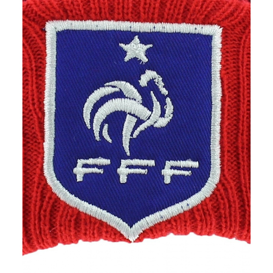 Official FFF beanie with pom-pom & Tricolor Stripes