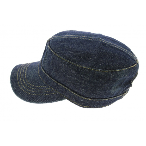 Army Cap Dirty Denim Faded Jean - Atlantis Army Cap Dirty Denim Faded Jean - Atlantis