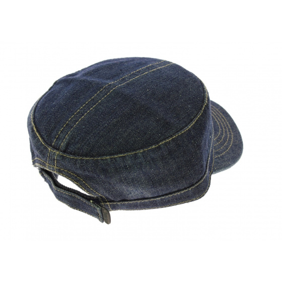 Casquette Army Dirty Denim Jean Délavé - Atlantis