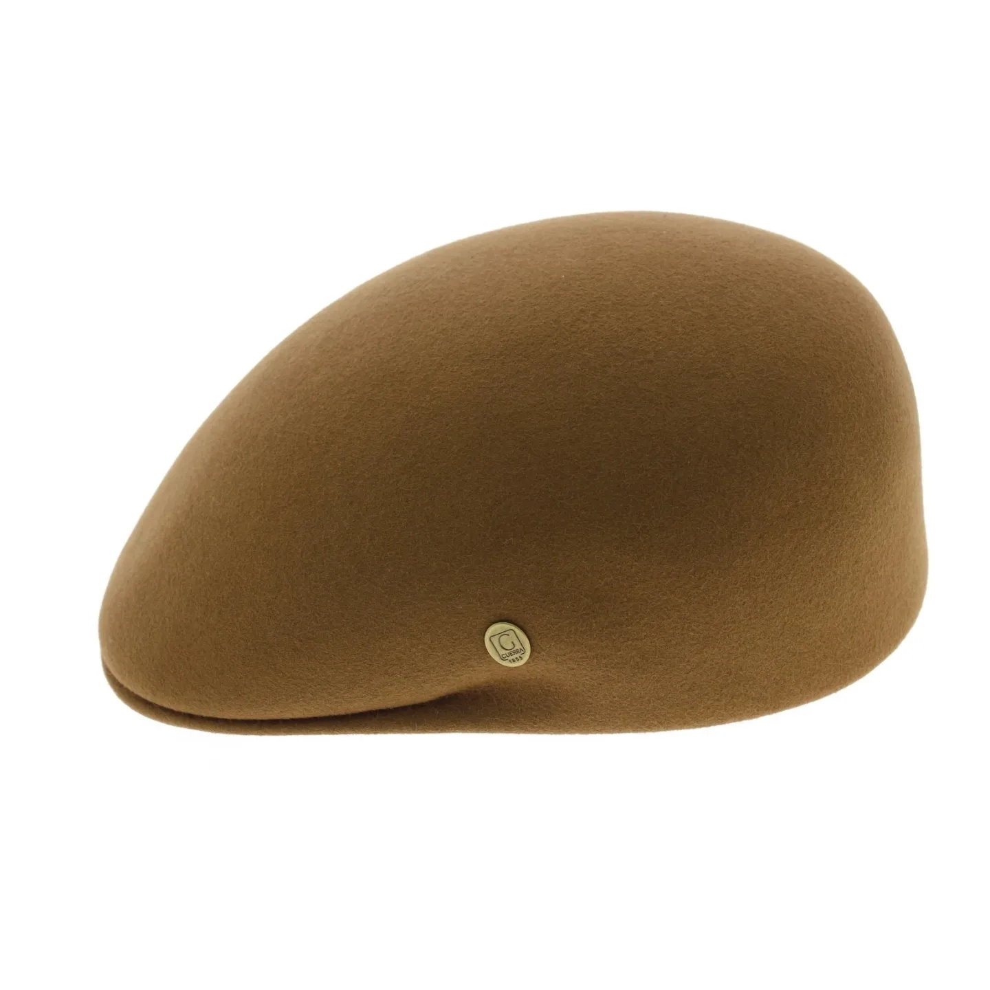 Casquette Bombée Feutre Poil Camel - Guerra  Reference : 6413 | Chapellerie Traclet