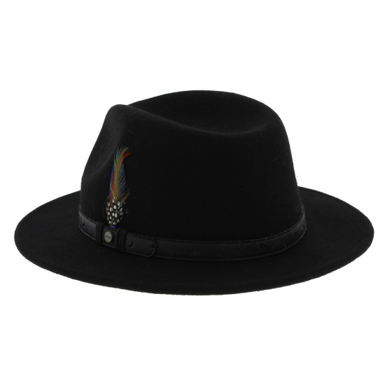 Stetson Traveler Hat - Pitman black Stetson Traveler Hat - Pitman black