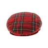 Flat Cap - Red Tartan Reference: 5460 | Chapellerie Traclet