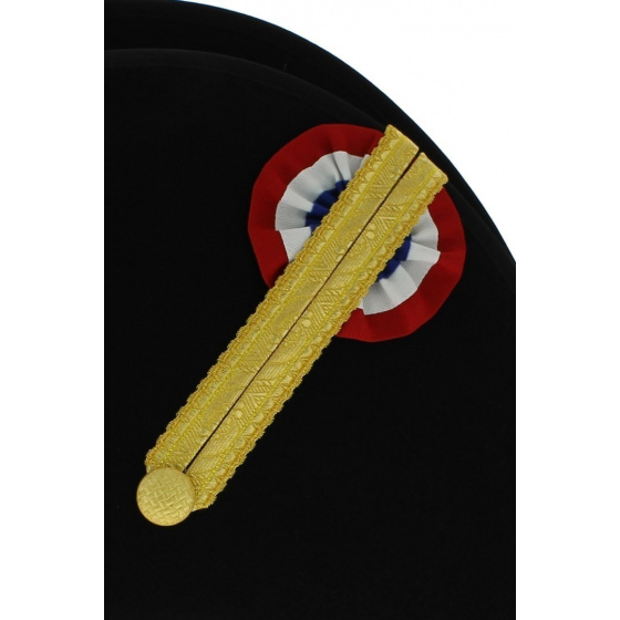 Bicorne claque d'officier Pharmacien