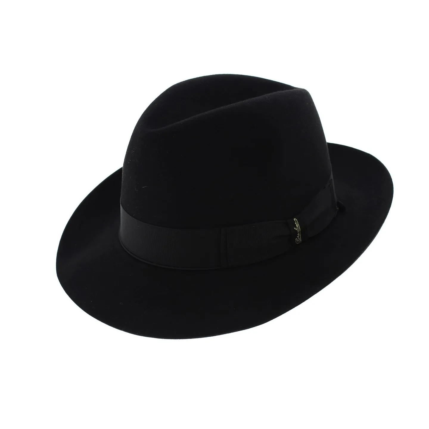 Chapeau Feutre Poil de Castor Noir Beaver - Borsalino Reference : 6425 | Chapellerie Traclet