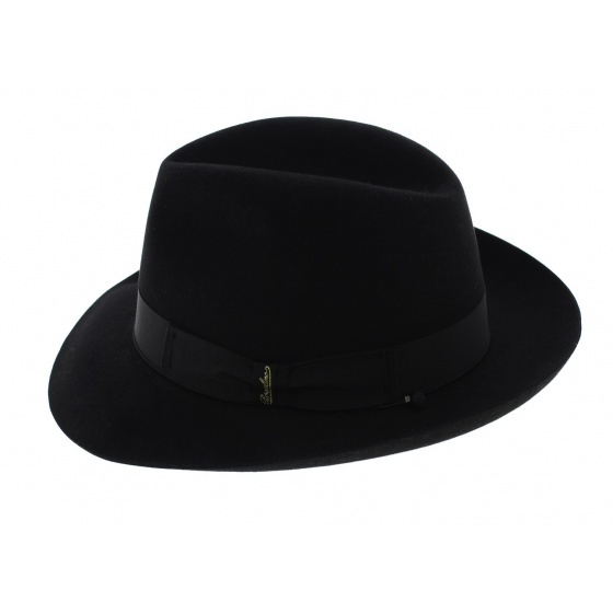 Chapeau Feutre Poil de Castor Noir Beaver - Borsalino
