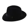 Chapeau Feutre Poil de Castor Noir Beaver - Borsalino Reference : 6425 | Chapellerie Traclet