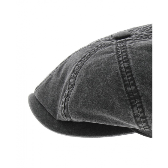 Hatteras Organic Cotton Cap Black Stetson Hatteras Organic Cotton Cap Black Stetson