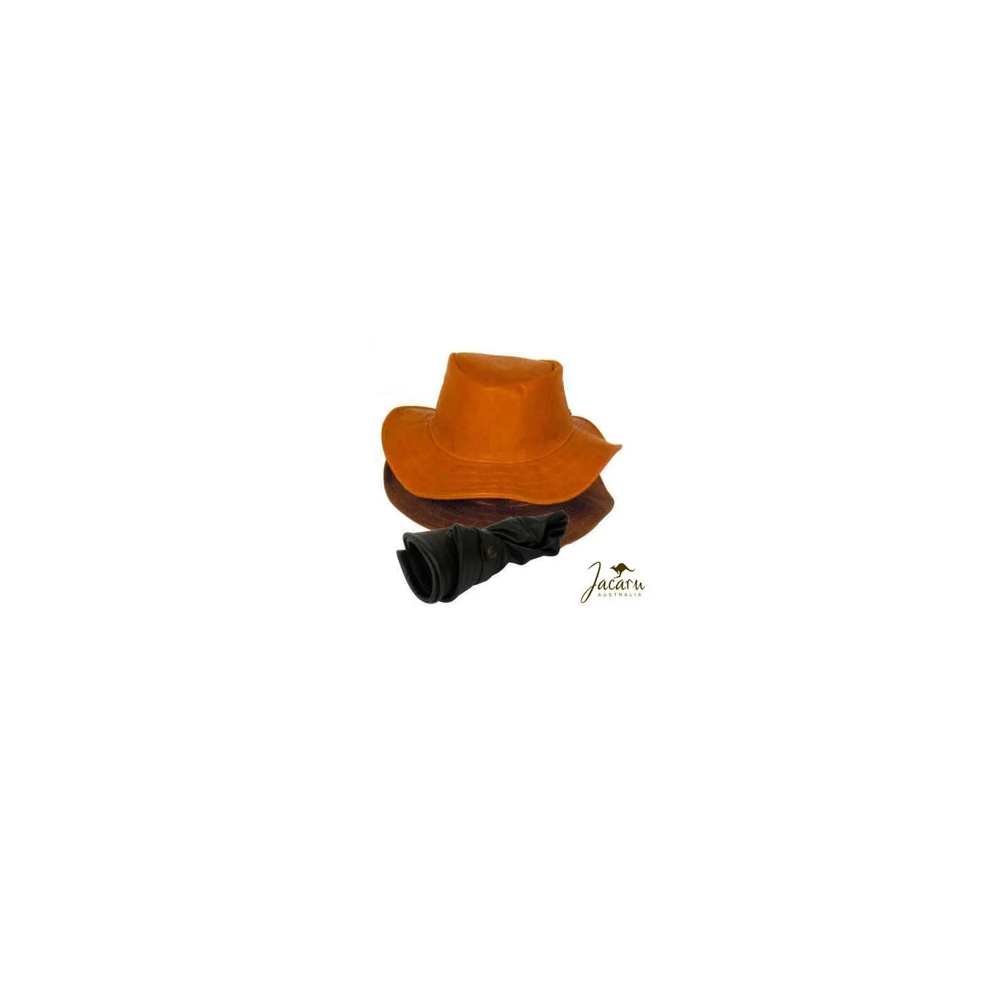 Traveller style leather hat
