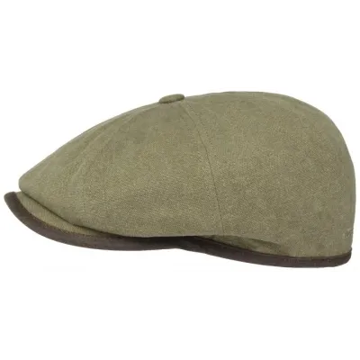 Stetson olive Brooklyn cap Seward - 59 euros Reference: 3132 | Traclet Hat Shop