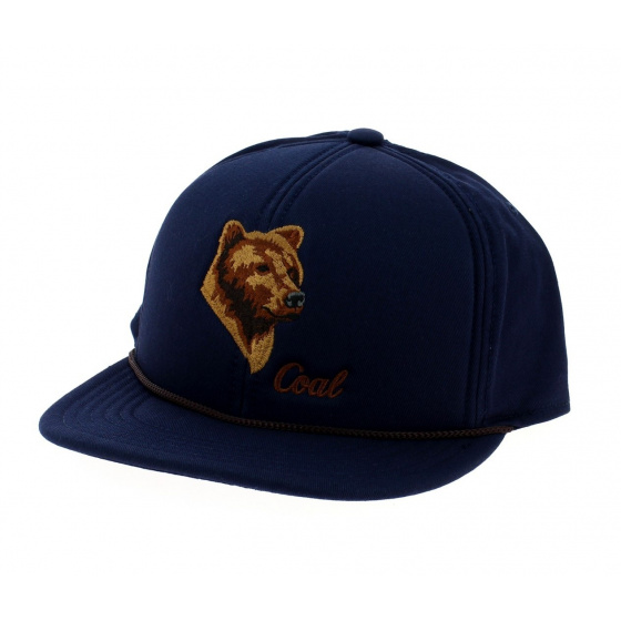 Flat visor cap The Wilderness Blue - Coal