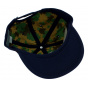 Flat visor cap The Wilderness Blue - Coal