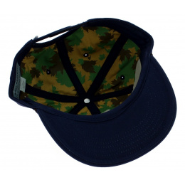 Flat visor cap The Wilderness Blue - Coal