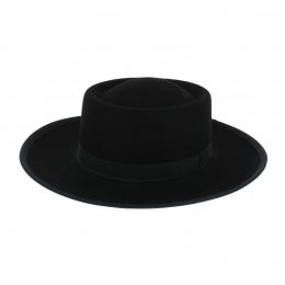 Black Felt Auvergnat Hat