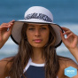 Black&White Miranda Cloche Hat Natural Fibers - Rigon Headwear