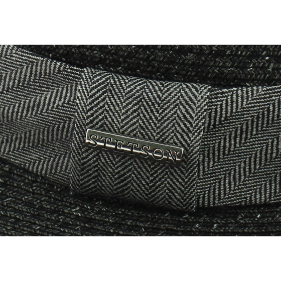 Chapeau Trilby Reidton Anthracite Toyo - Stetson Chapeau Trilby Reidton Anthracite Toyo - Stetson