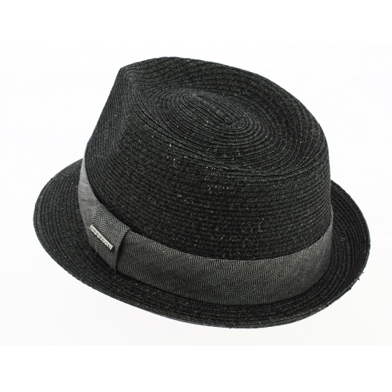 Reidton Anthracite Toyo Trilby Hat - Stetson