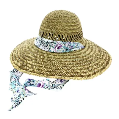 Capeline Tropicale Paille Naturel - Dorfman Pacific Reference : 6566 | Chapellerie Traclet