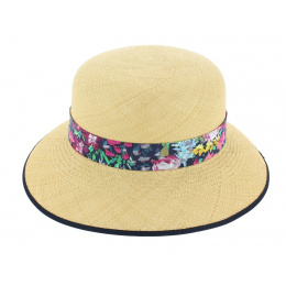 Eleanor Natural Panama Cloche Hat - Christys