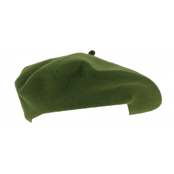 Olive green beret