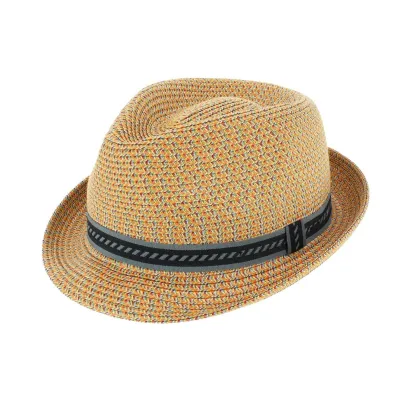 Multicolored Trilby / Porkpie Mannes Hat - Bailey Reference: 6590 | Traclet Hat Shop