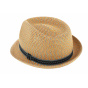 Bailey Mannes Trilby Hat Navy Multi