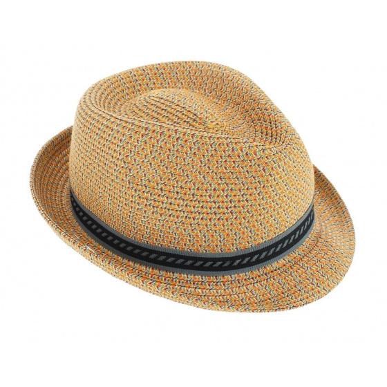 Multicolored Trilby / Porkpie Mannes Hat - Bailey