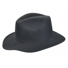 Inglis Traveller Hat Felt Wool Black - Bailey