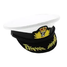 White Captain Cap - Traclet Reference: 6596 | Traclet Hat Shop