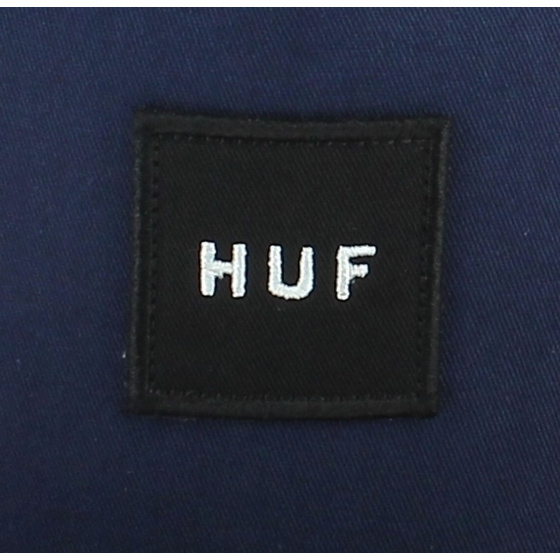 Navy Blue Box Logo Trucker Cap - HUF
