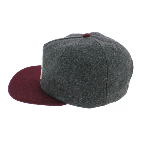 Casquette Strapback Wool Classic Laine Bicolore - HUF Casquette Strapback Wool Classic Laine Bicolore - HUF