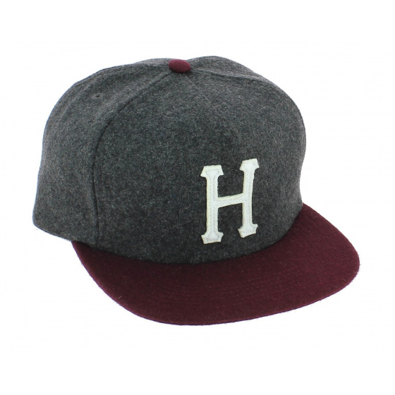 Casquette Strapback Wool Classic Laine Bicolore - HUF Casquette Strapback Wool Classic Laine Bicolore - HUF