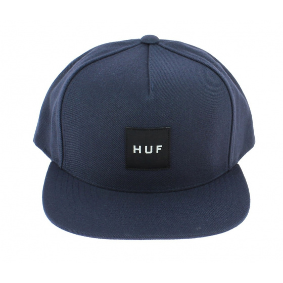 Casquette Snapback Box Navy Bleu-Marine - Huf Casquette Snapback Box Navy Bleu-Marine - Huf