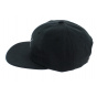 Black Cotton Strapback Script Cap - Huf