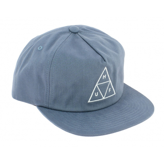 Light Blue Cotton Triangle Snapback Cap - Huf Light Blue Cotton Triangle Snapback Cap - Huf
