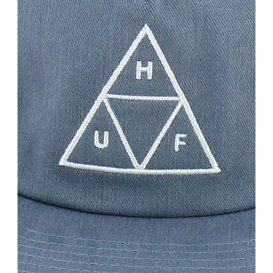 Light Blue Cotton Triangle Snapback Cap - Huf Light Blue Cotton Triangle Snapback Cap - Huf