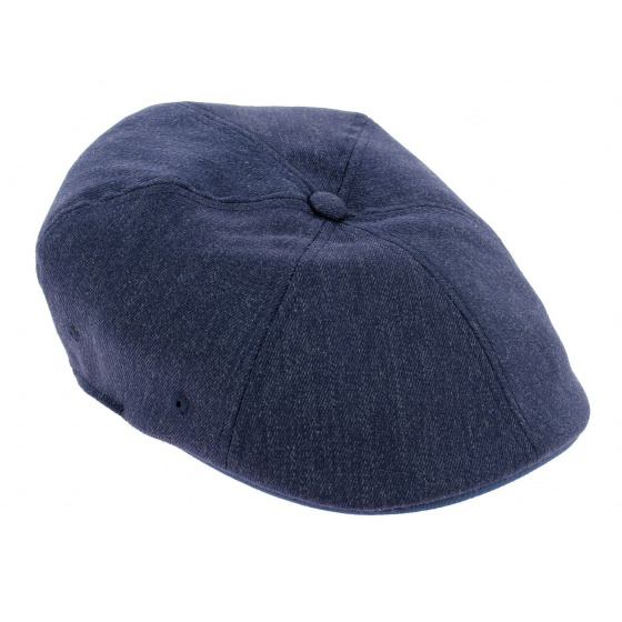 Wool Flexfit 504 Cap Navy Blue - Kangol