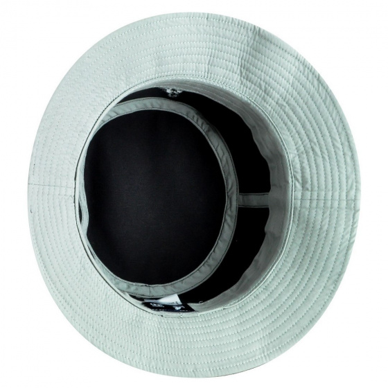 Black Cotton Stripe Lahinch Bucket Hat - Kangol