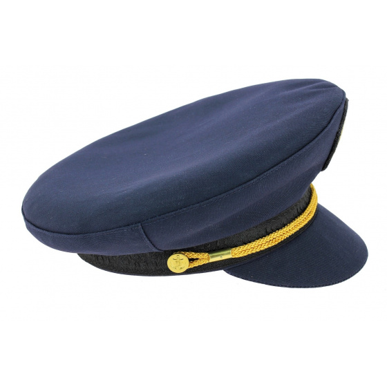Navy Blue Commodore Sailor Cap - Traclet