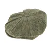 Casquette Irlandaise Moher Laine Vert - Hanna Hats Reference : 6645 | Chapellerie Traclet