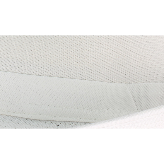 Kids' white cotton trilby hat