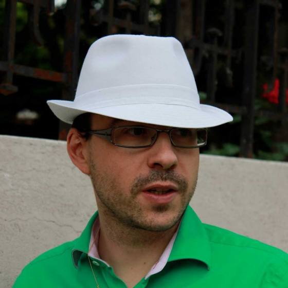 Chapeau trilby enfant coton blanc