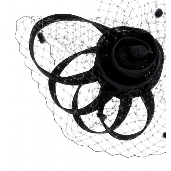 Ceremony Hair Comb - Black Lola