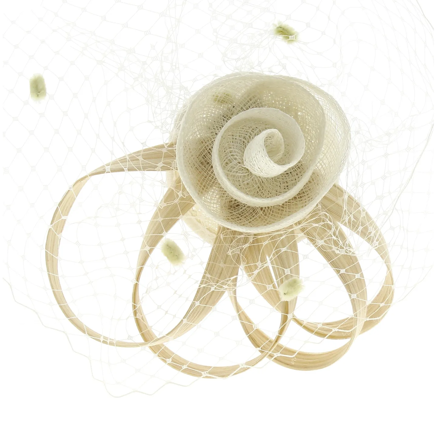 Ceremony comb - Lola ecru - Traclet Boutique Reference: 6652 | Traclet Hat Shop