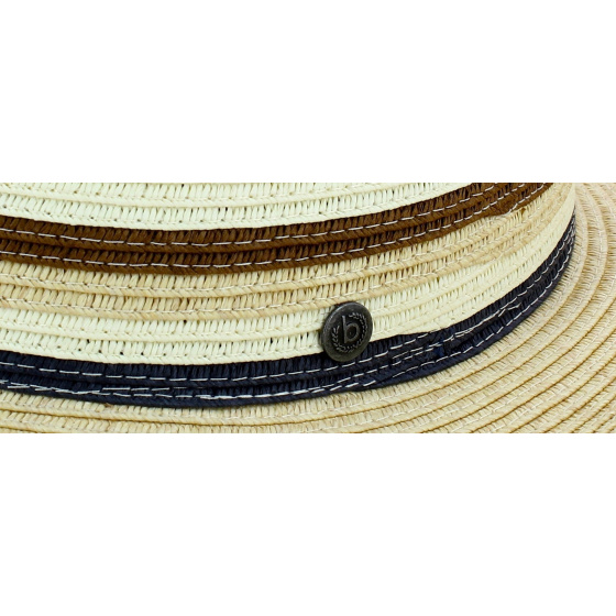 Caprera Paper Straw Fedora Hat - Bugatti