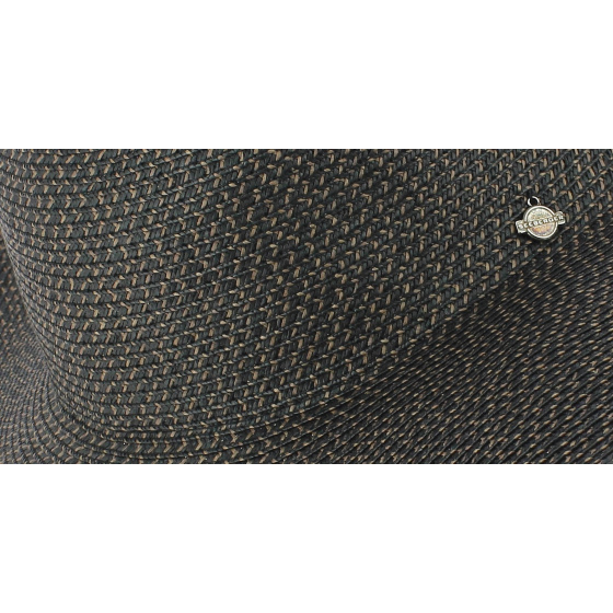 Black Paper Straw Summer Saint Barth Wide Brim Hat - Seeberger