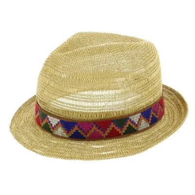Chapeau Trilby Juliaca Paille Papier - Seeberger Reference : 6663 | Chapellerie Traclet